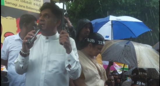 SJB March Against 22A Draws Drama Outside Parliame